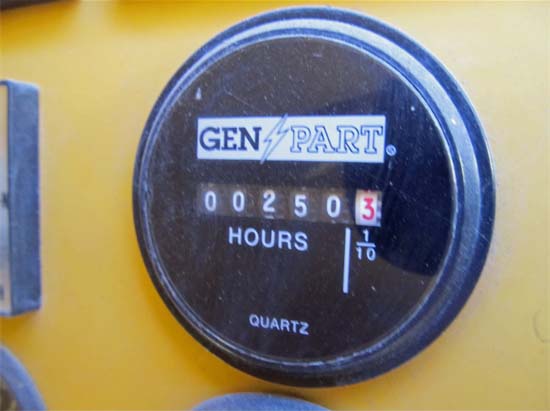 Hour Meter for Air Cooled Engine Powered Generator