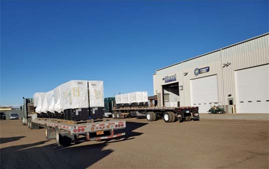 MTU Generators Ready to Unload and Check In
