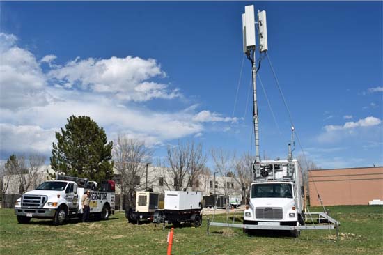 Portable Cell Tower Installation